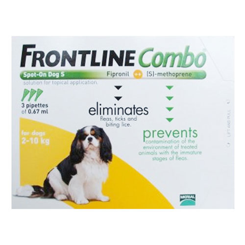Frontline Combo For Small Dogs Up To 22lbs Orange 12 Months