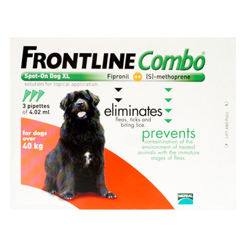 Frontline Combo For Extra Large Dogs Over 89 Lbs Red 12 Doses