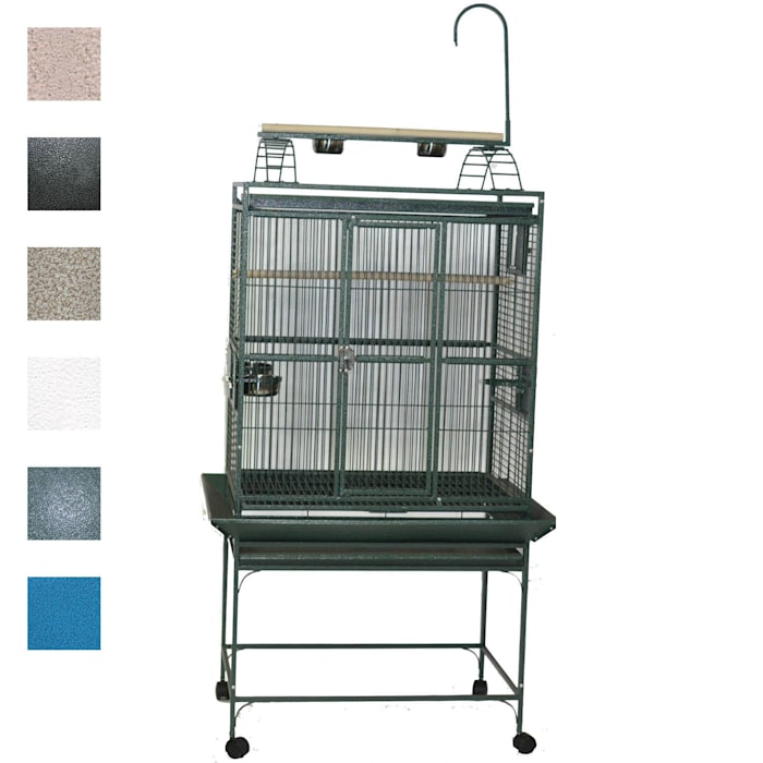 A&E Cage Company 32" X 23" Play Top Bird Cage in Green