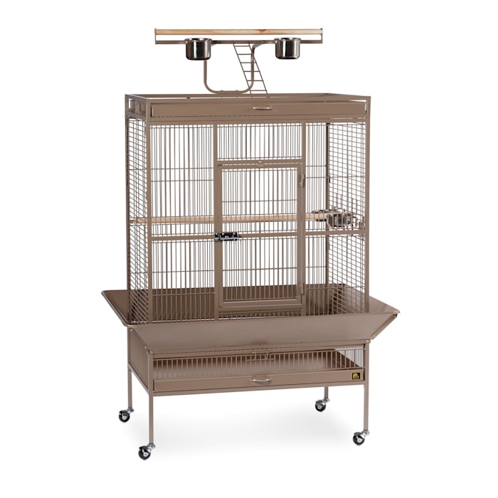 Prevue Pet Products Signature Select Series Wrought Iron Bird Cage in Coco Brown, X-Large