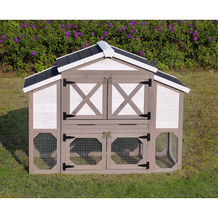 Merry Products Country Style Chicken Coop, White