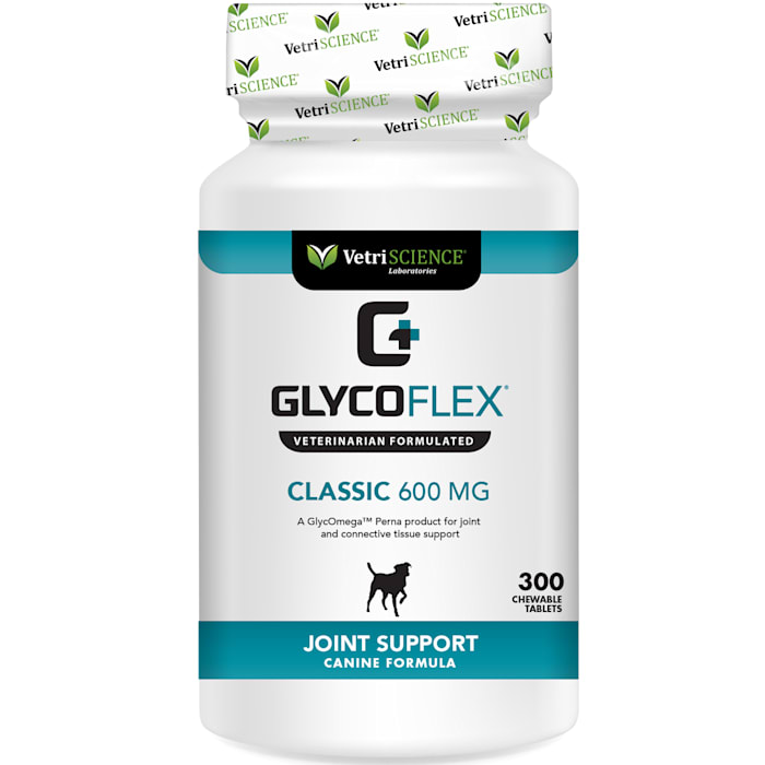 VetriScience GlycoFlex Classic Joint Support Tablets for Dogs, Count of 300
