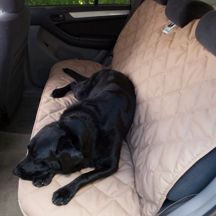 3 Dog No Slip Tan Seat Protector, 54" L X 26" W X 0.5" H, Large, Brown / Tan