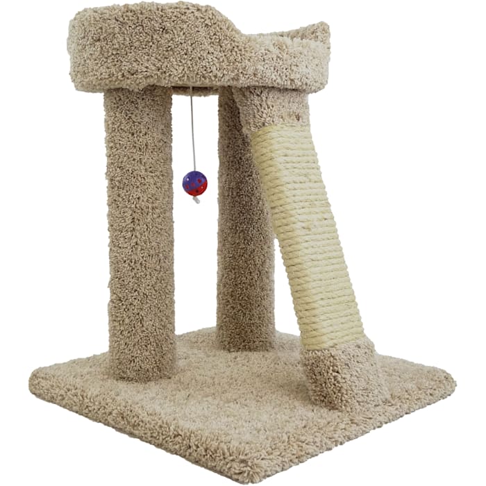 New Cat Condos 1 Level Premier Brown Elevated Cat Bed, 25" H