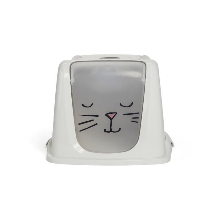 So Phresh Look At Meow Cat Litter Box Privacy Hood, Large