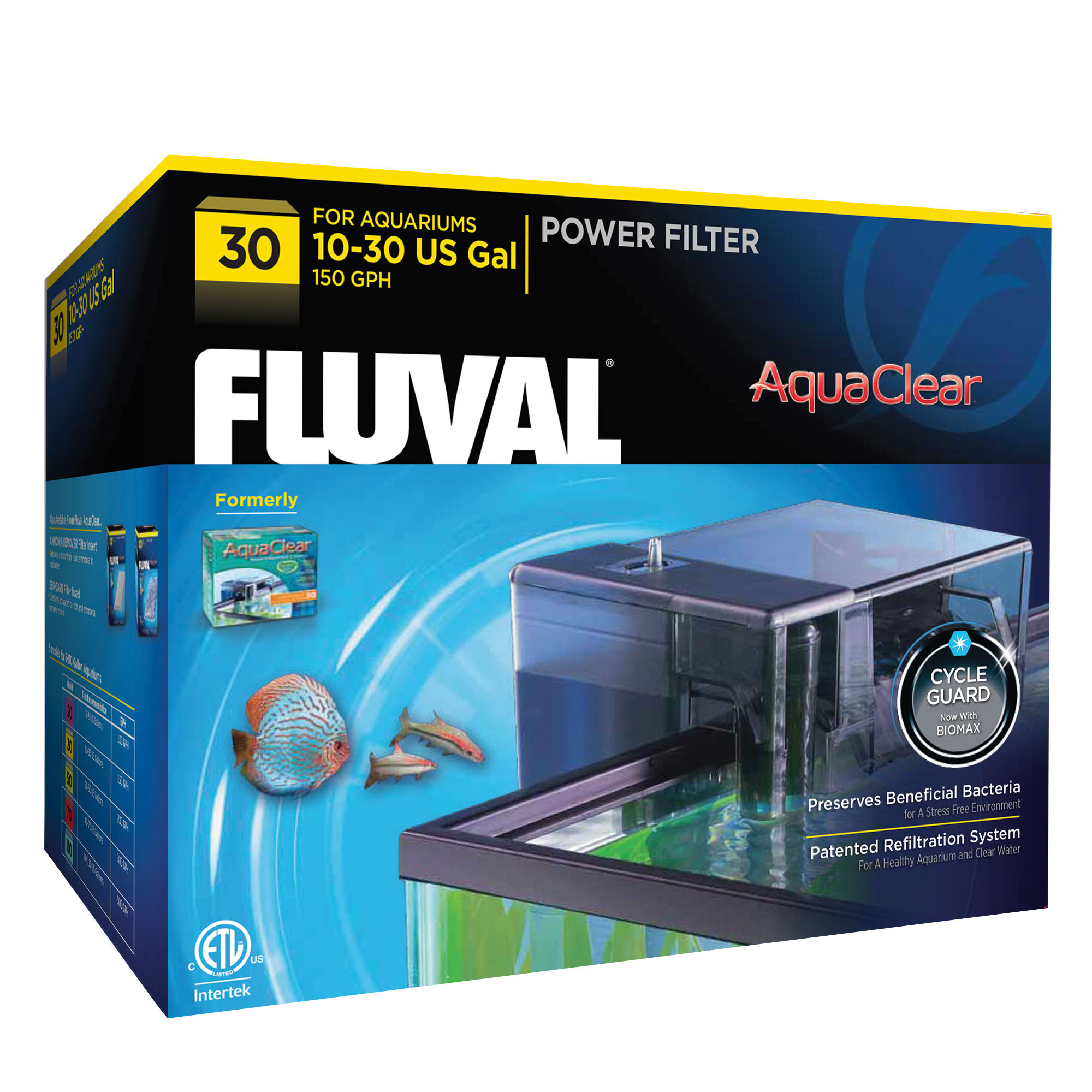 Fluval AquaClear 30 Aquarium Power Filter
