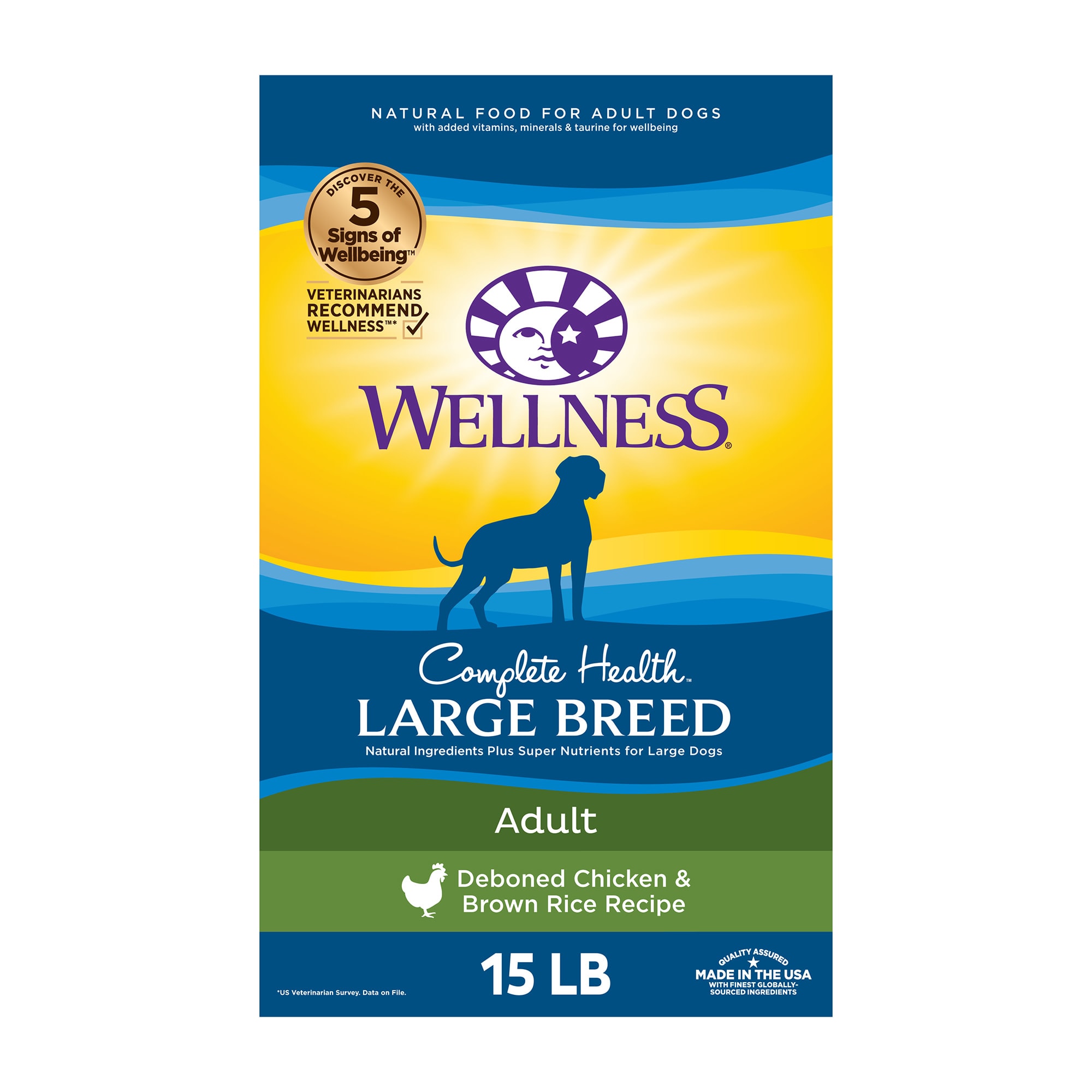 Wellness Complete Health Natural Large Breed Health Recipe Dry Dog Food