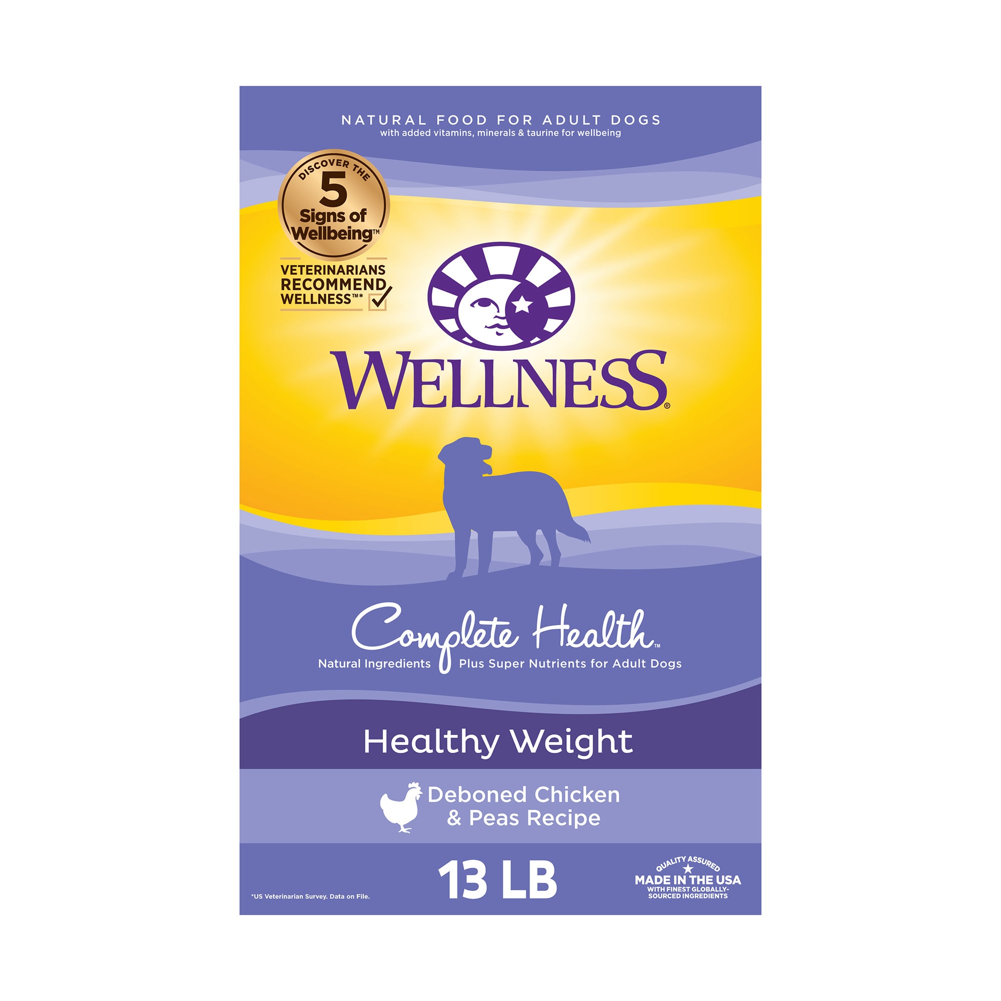 Wellness Complete Health Natural Healthy Weight Recipe Dry Dog Food
