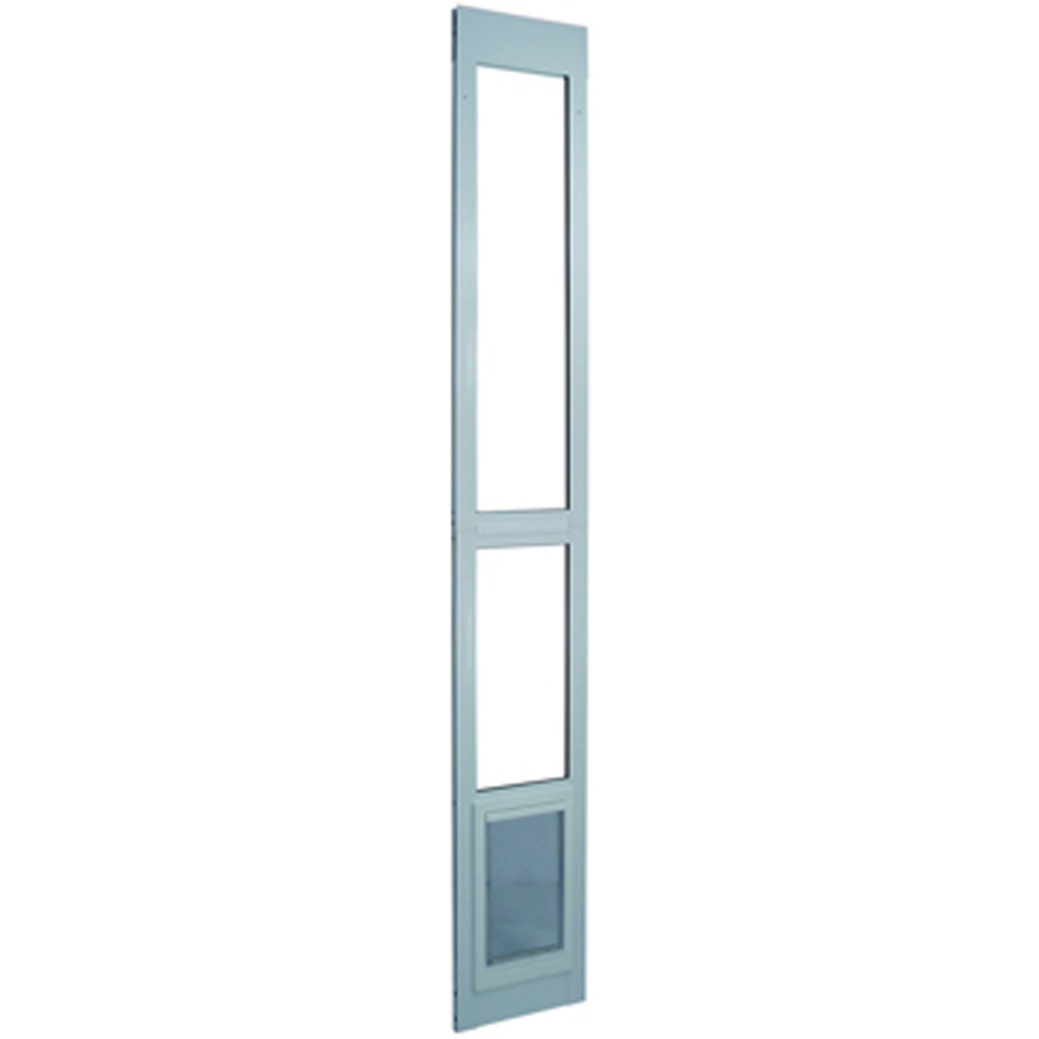 Perfect Pet Modular Patio Panel Pet Door in White, 9.75IN x 1.625IN x 40.75IN, Small