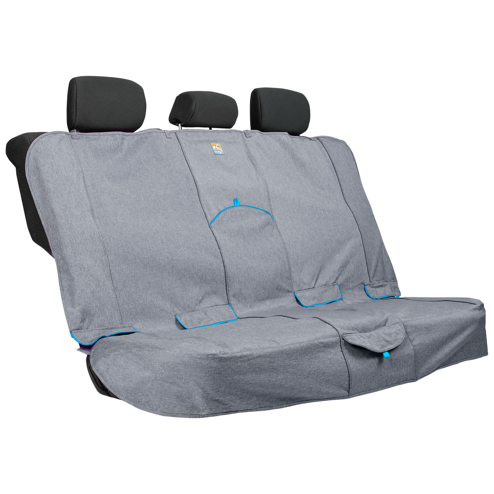 Kurgo Grey and Blue Bench Seat Cover