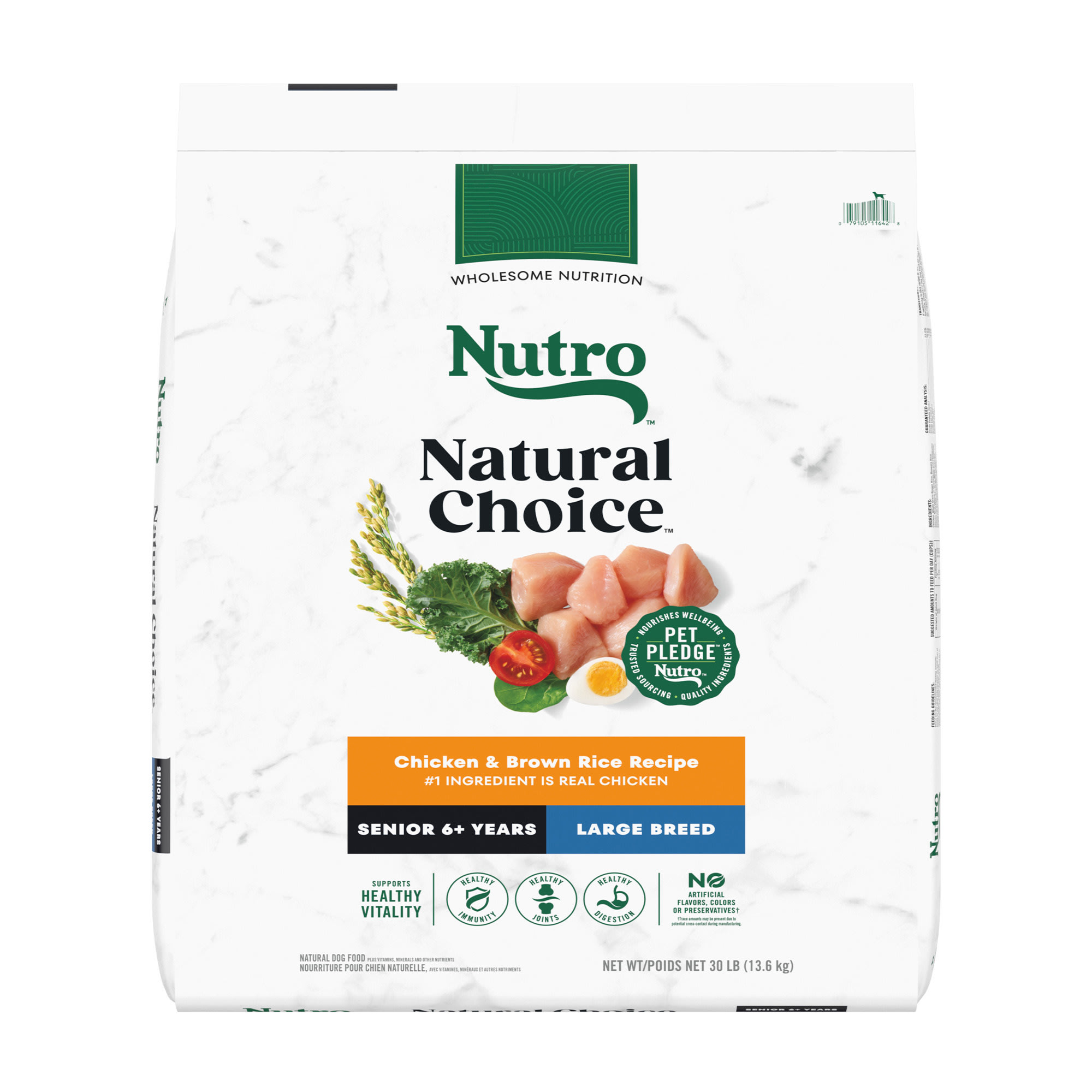 Nutro Natural Choice Chicken & Brown Rice Recipe Large Breed Senior Dry Dog Food