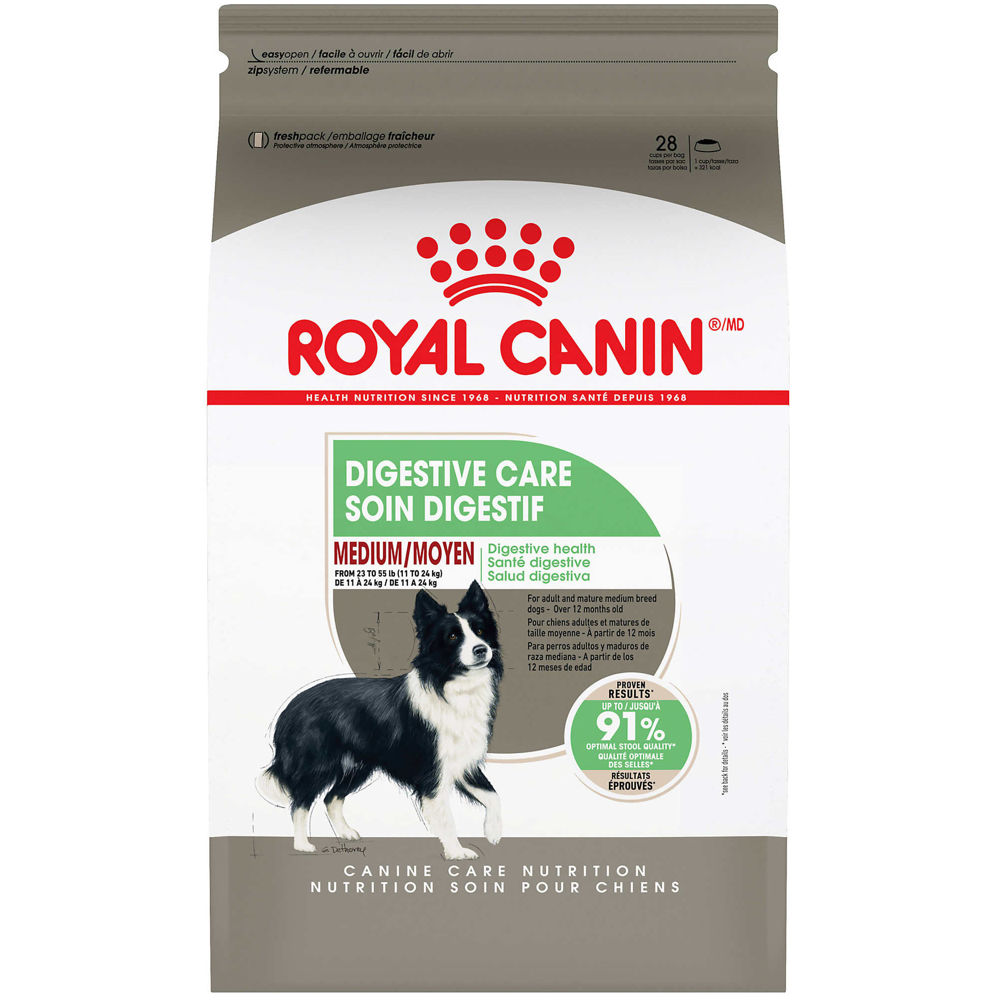 Royal Canin Medium Digestive Care Dry Dog Food, 30 lbs.