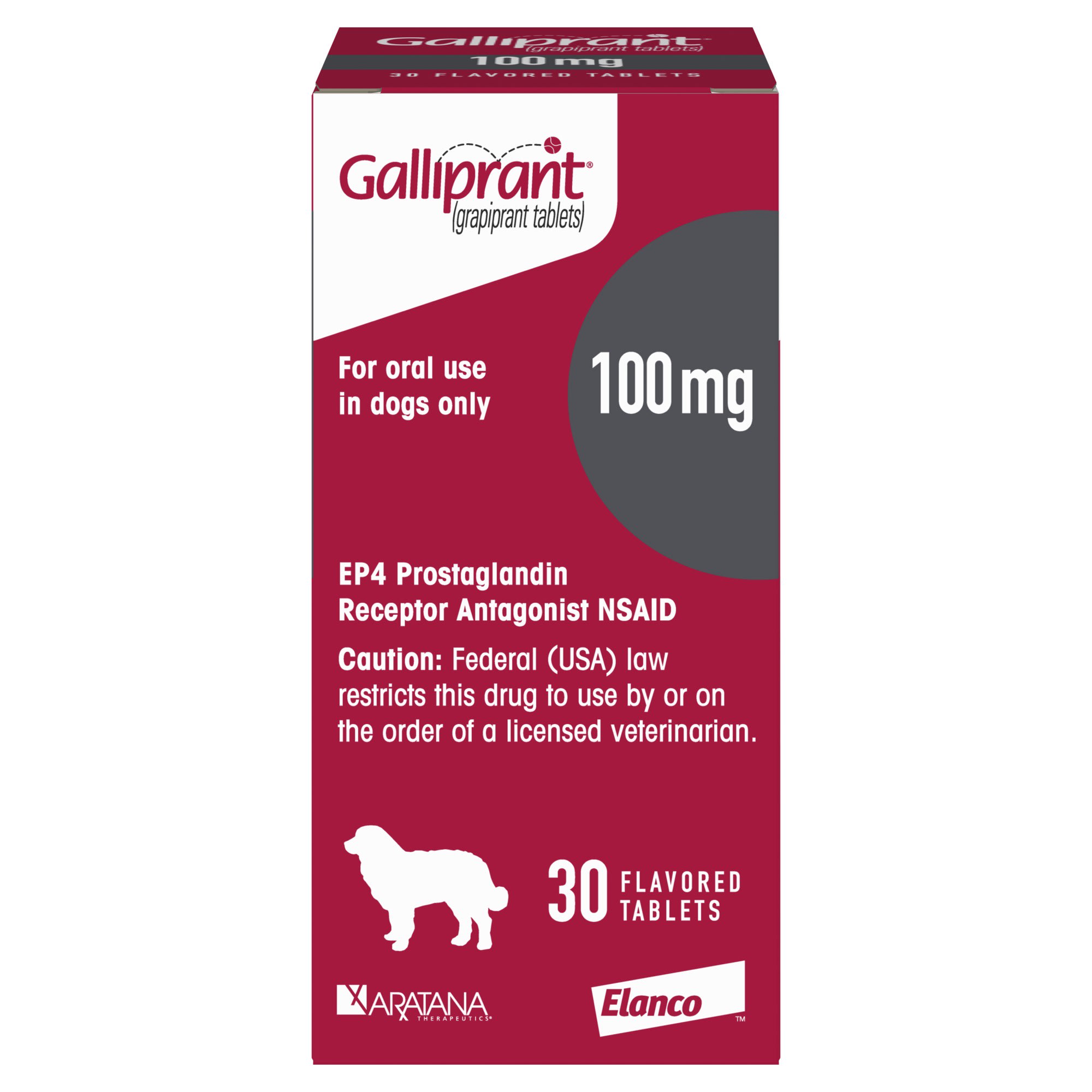 Galliprant 100 mg for Dogs, 30 Tablets, 30 CT