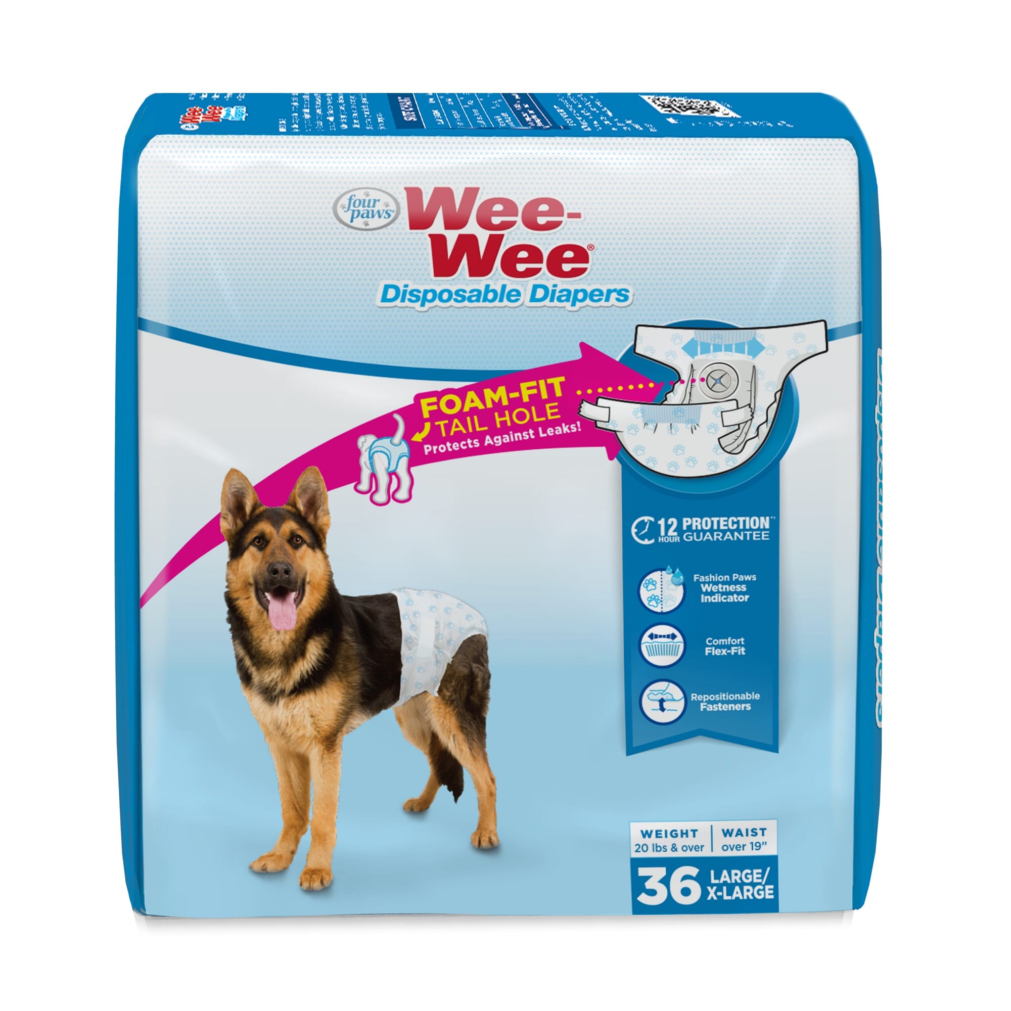 Wee-Wee Disposable Diapers for Dogs