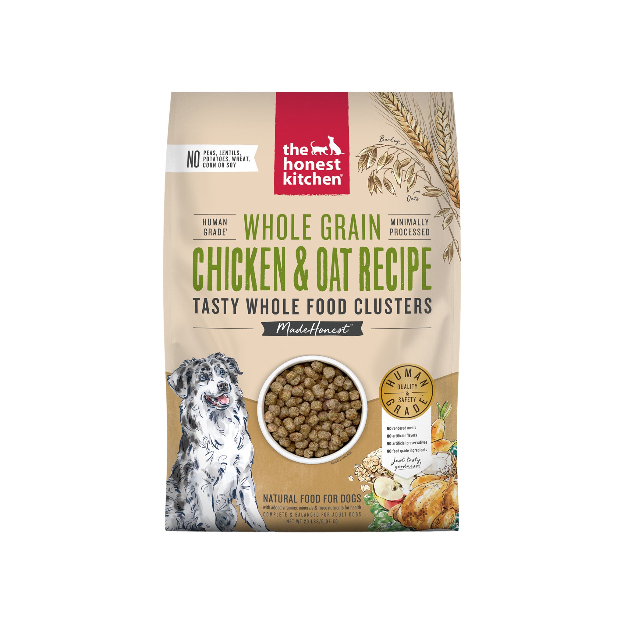 The Honest Kitchen Whole Grain Food Clusters Dog Food